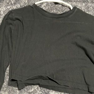 Forever 21 long sleeve cropped shirt, size S